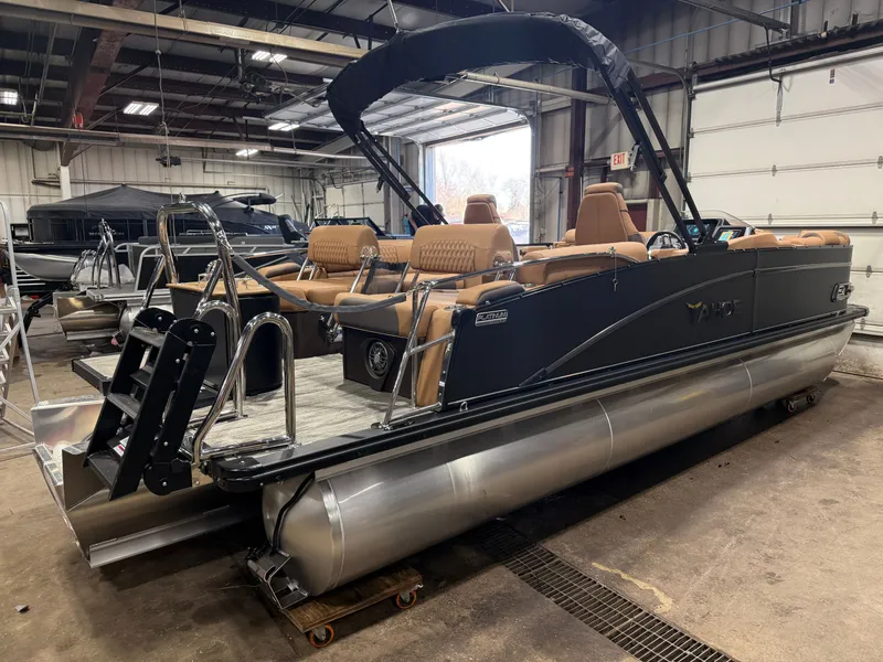 Slide: The Image of Tahoe Cascade 2385 Quad Lounge Shift SS Tritoon & Honda 4-Stroke EFI 2025 - 54