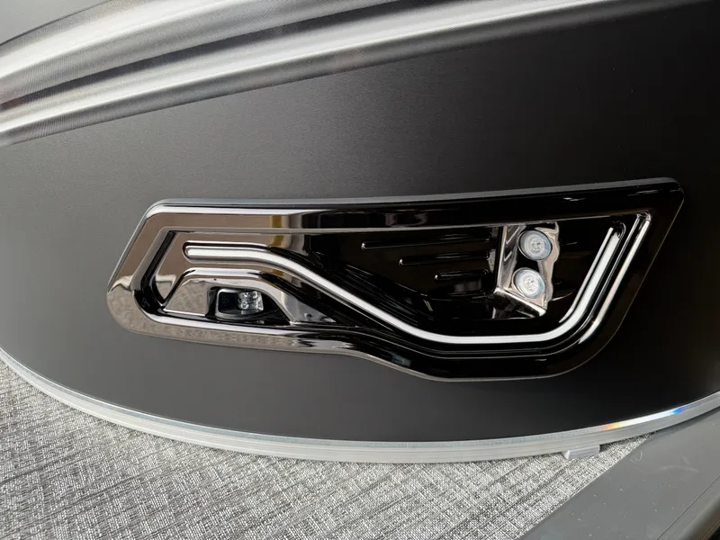 Slide: The Image of Close-up of 2026 Tahoe LTZ 2385 Quad Lounge boat detail. - 35