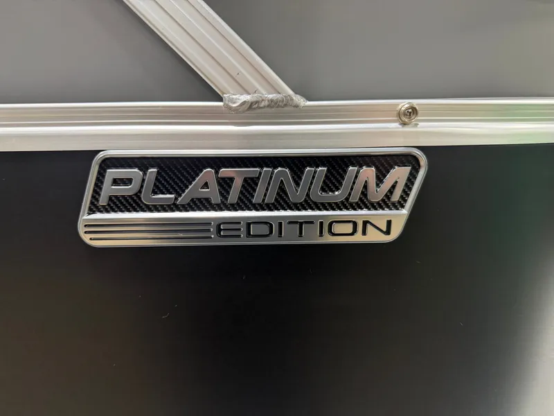 Slide: The Image of 2026 Tahoe LTZ 2385 Platinum Edition emblem on black background. - 39