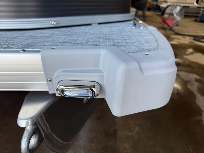 Slide: The Image of Close-up of 2026 Princecraft Vectra 21 pontoon boat details. - 28