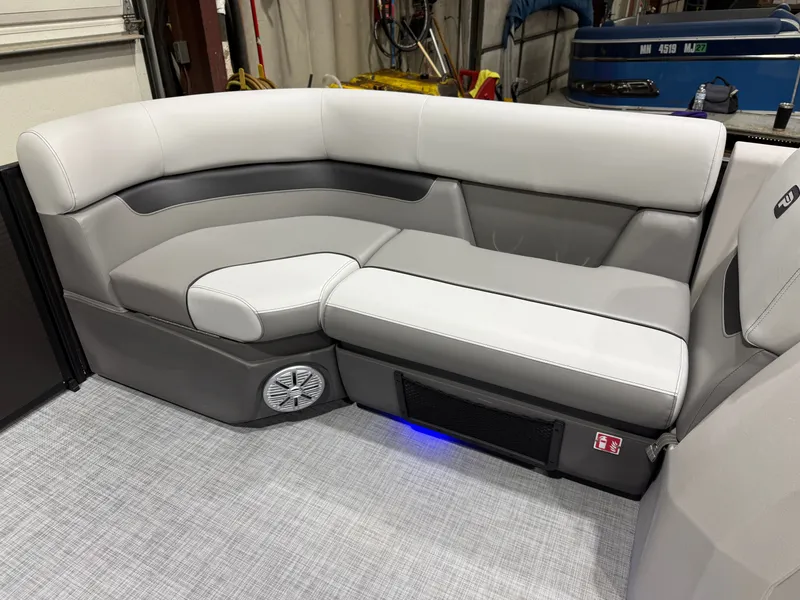 Slide: The Image of Luxurious seating in Princecraft 21 Sportfisher 2RS Pontoon, 2026 model. - 26