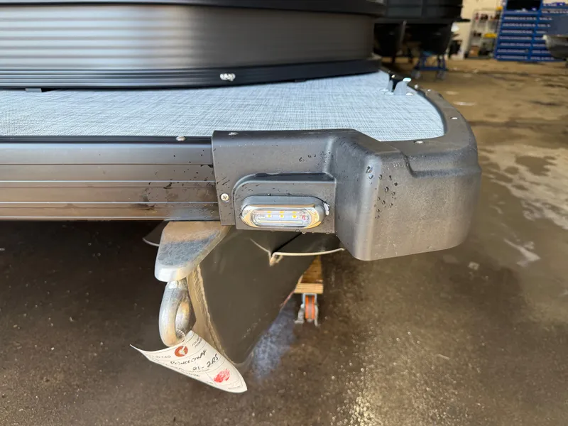 Slide: The Image of Close-up of 2026 Princecraft 21 Sportfisher 2RS Pontoon boat stern. - 30