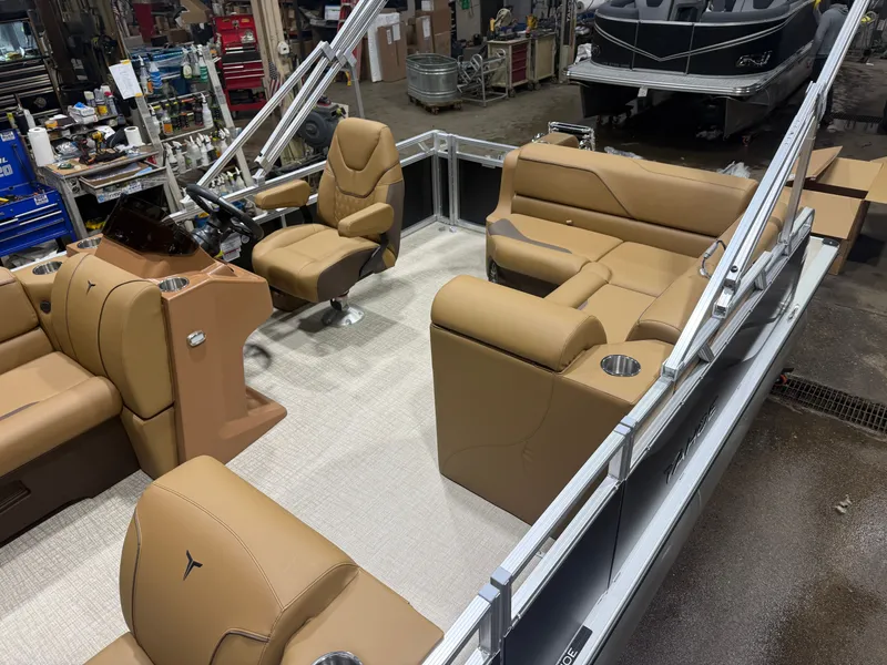 Slide: The Image of Interior of 2026 Tahoe Sport 1980 Cruise with leather seating. - 3