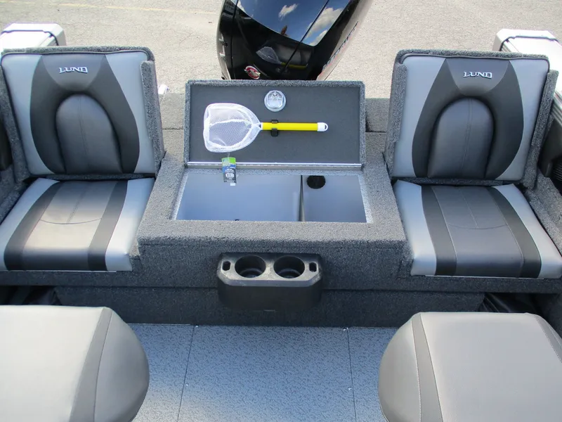 Slide: The Image of Interior of 2026 Lund 1875 Tyee with seating and storage. - 12