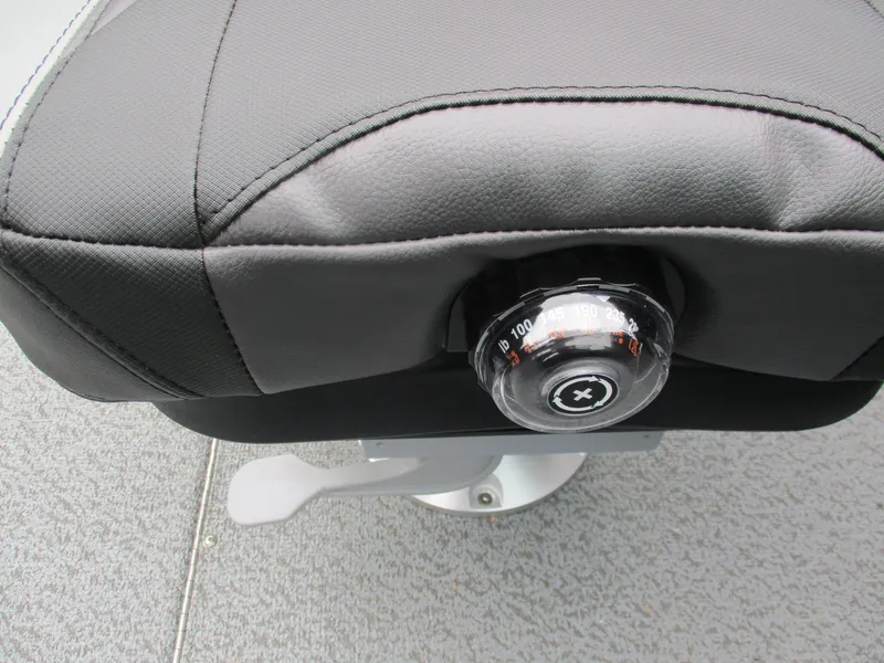 Slide: The Image of Lund 1875 Tyee 2026 boat seat with swivel knob. - 4