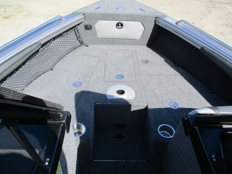 Slide: The Image of Interior of 2026 Lund 1875 Tyee with gray carpet flooring. - 8