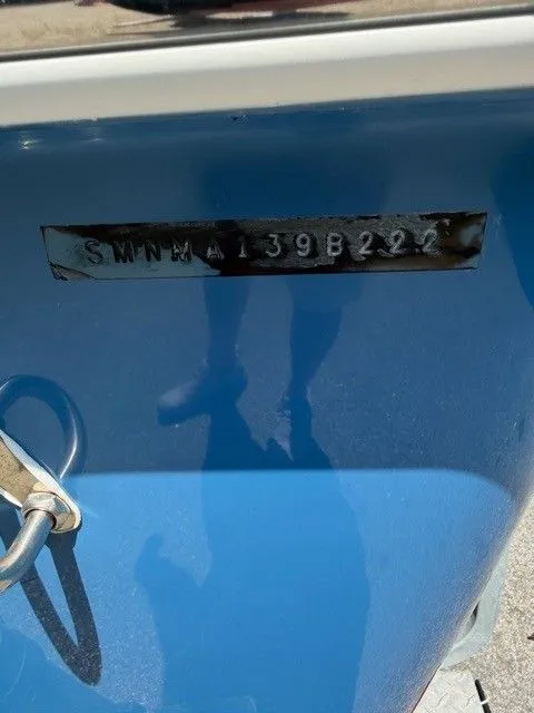 Slide: The Image of Serial number on a blue Sportsman Masters 207 boat, year 2022. - 11