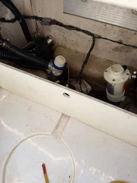 Slide: The Image of Interior of a 2022 Sportsman Masters 207 boat. - 23