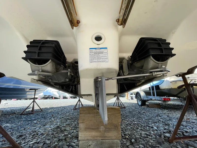 Slide: The Image of Underside of a 2015 Yamaha 242 Limited S boat. - 17