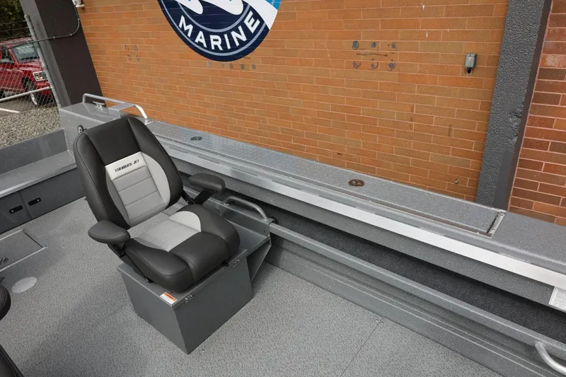 Slide: The Image of 2026 Thunder Jet 209 Rush OT boat interior with comfortable seating and sleek design. - 26