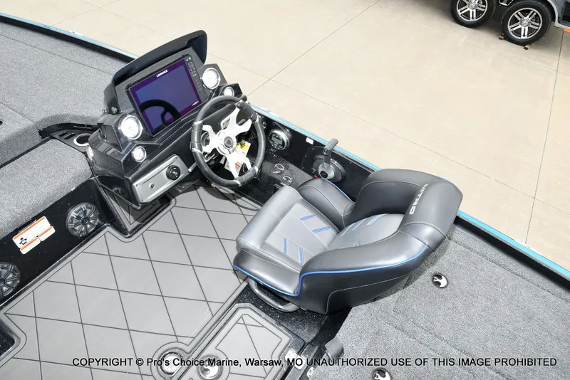 Slide: The Image of Interior of 2023 Nitro Z20 Pro with steering console and seat. - 47