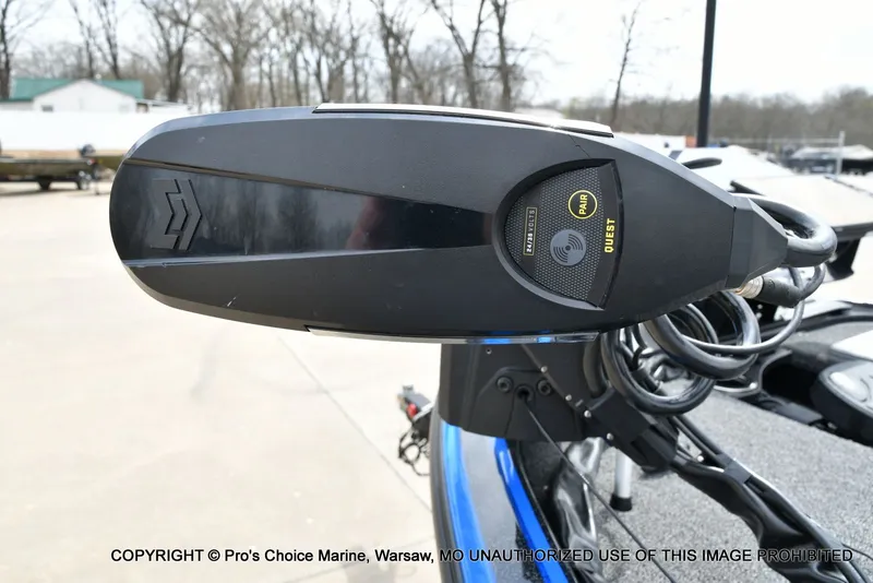 Slide: The Image of Close-up of a Nitro Z20 Pro boat detail, year 2023. - 6