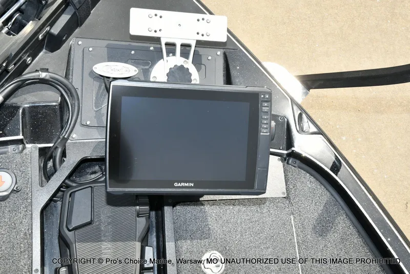 Slide: The Image of Garmin screen on Triton 21XP boat, model year 2025. - 6