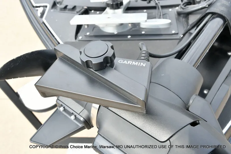 Slide: The Image of Garmin device on Triton 21XP boat, year 2025. - 7