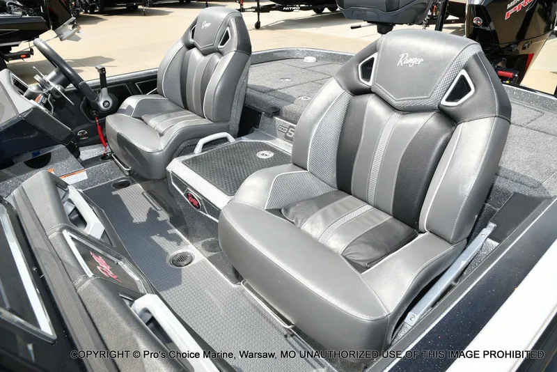 Slide: The Image of Interior of 2023 Ranger Z521R Cup with luxurious seating. - 17