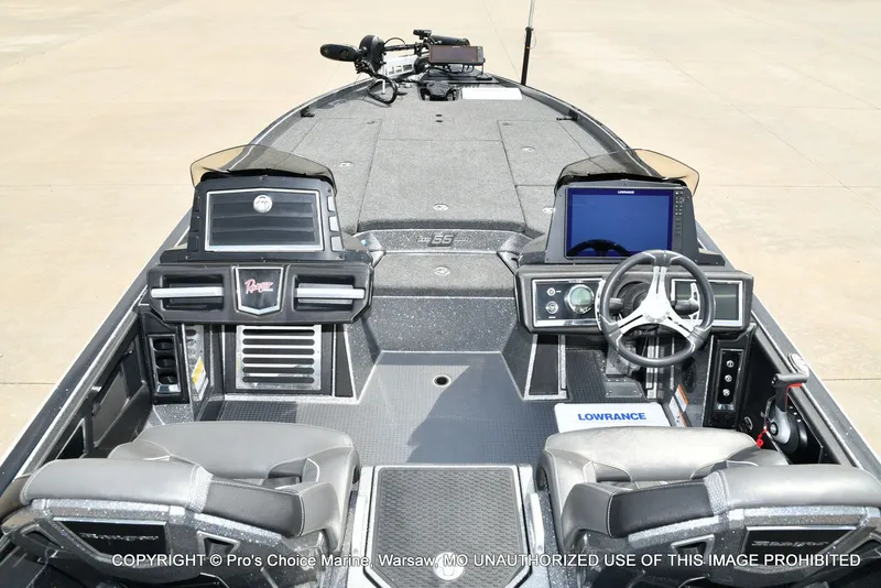 Slide: The Image of Interior view of 2023 Ranger Z521R Cup with steering console. - 49