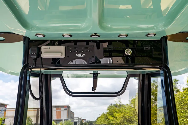 Slide: The Image of Interior view of Sea Hunt ULTRA 285CB 2026 with Garmin equipment. - 14