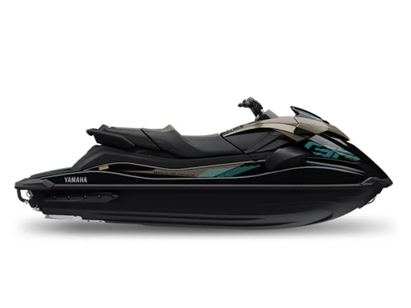 The Image of 2025 Yamaha WaveRunners GP SVHO™ with Audio, black and green. - 0