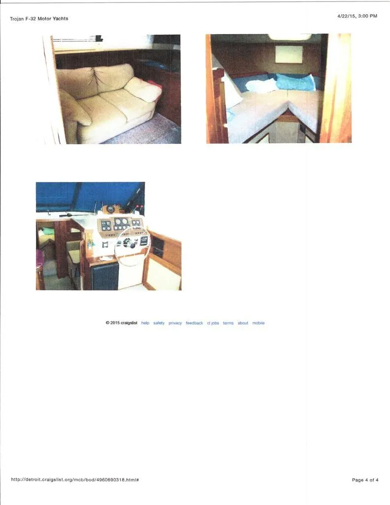 Slide: The Image of Trojan 321 Sedan Flybridge 1986 - 9