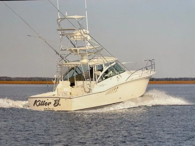 The Image of 2007 Albemarle 36 Express Fisherman cruising on the water. - 0