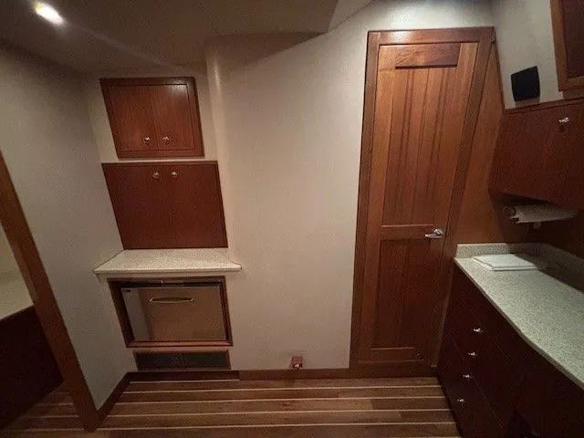 Slide: The Image of Interior of 2007 Albemarle 36 Express Fisherman with wooden cabinetry. - 8