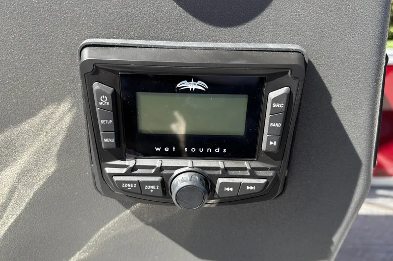 Slide: The Image of Wet Sounds audio system on 2026 Sun Tracker Bass Buggy 16 XL Select boat. - 31