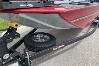 Slide: The Image of 2026 Tracker Bass Tracker Classic XL boat on trailer with Minn Kota motor. - 2