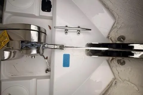 Slide: The Image of 2024 Sportsman Heritage 231 Center Console anchor system detail. - 23