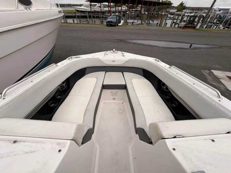 Slide: The Image of Interior of a 2013 Regal 24 FasDeck boat at the dock. - 12