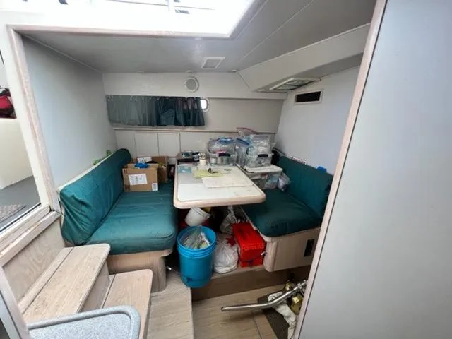 Slide: The Image of Interior of a 1997 Henriques 38 El Bravo boat. - 11