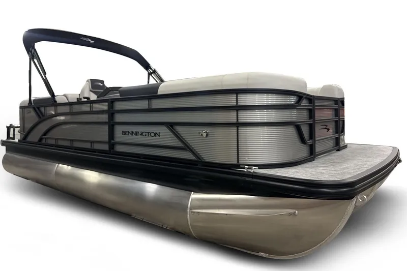 The Image of 2026 Bennington 22 S Quad Bench pontoon boat with sleek design and modern features. - 1