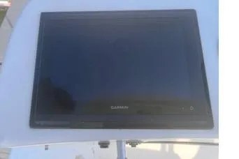 Slide: The Image of Garmin display on 2008 Albemarle 360 Express Fisherman boat dashboard. - 8
