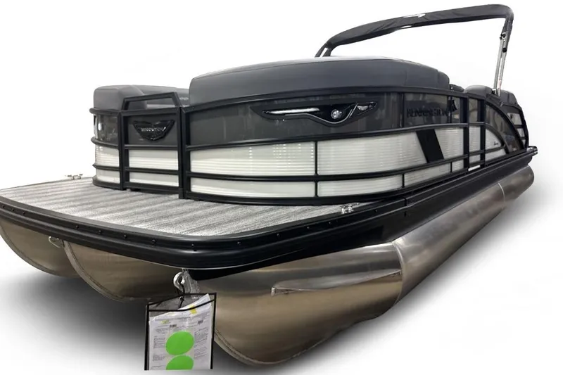 Slide: The Image of 2026 Bennington 23 M Swingback pontoon boat, sleek design, modern features. - 3