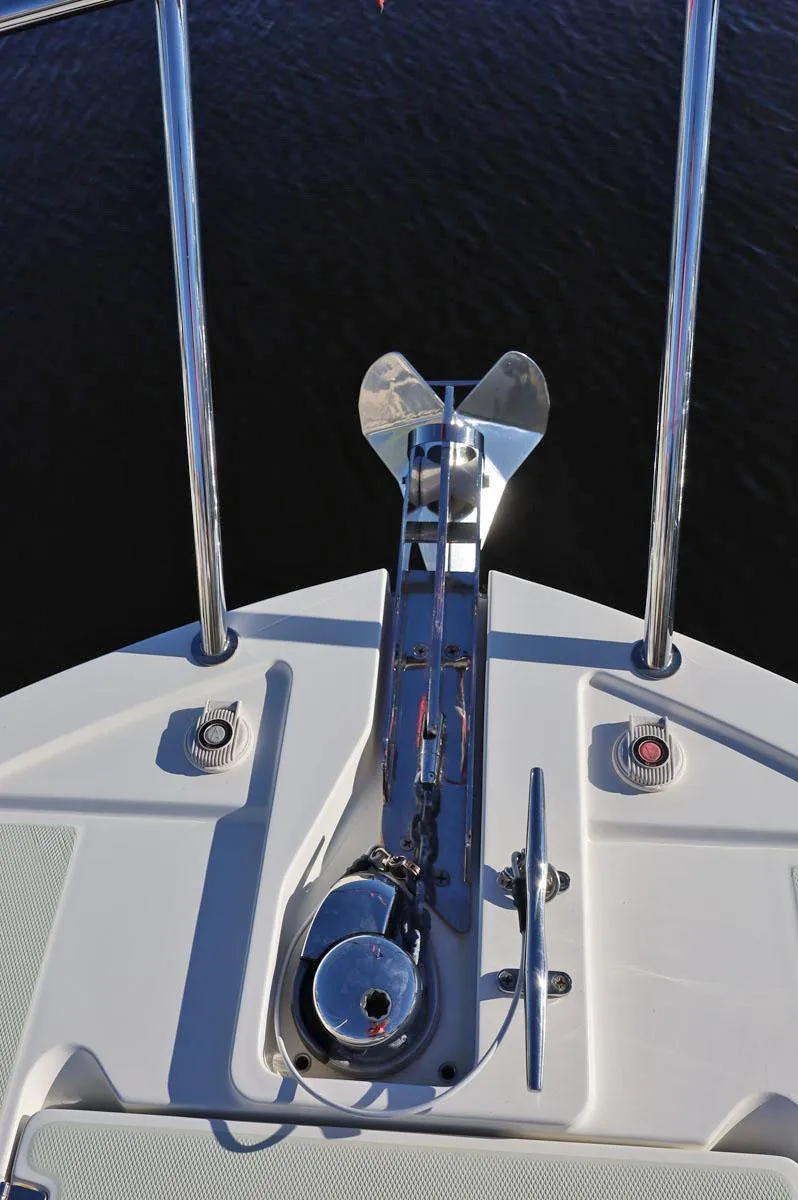 Slide: The Image of Stainless Anchor and Windlass Detail - 5