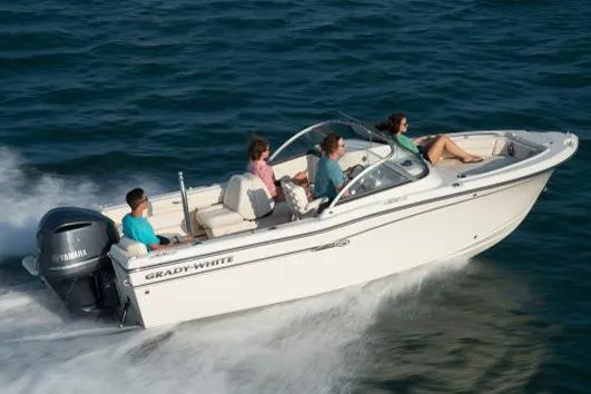 Slide: The Image of Manufacturer Provided Image: 2017 Grady-White Freedom 205 boat with people fishing on open water. - 3