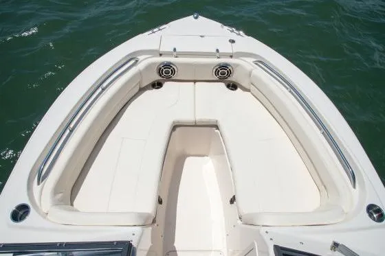 Slide: The Image of Manufacturer Provided Image: 2017 Grady-White Freedom 205 boat cruising with passengers on open water. - 6