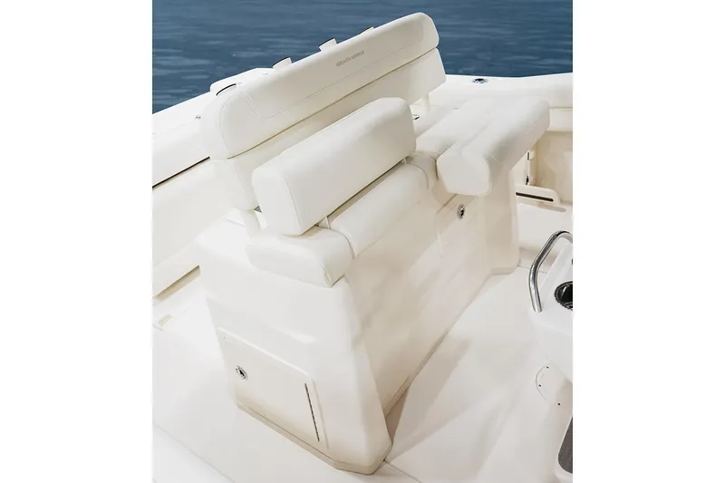Slide: The Image of Manufacturer Provided Image: 2024 Grady-White Canyon 271 boat seating and console detail. - 17