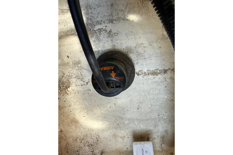 Slide: The Image of Close-up of a Chaparral 224 Sunesta 2016 boat component with visible wiring. - 64