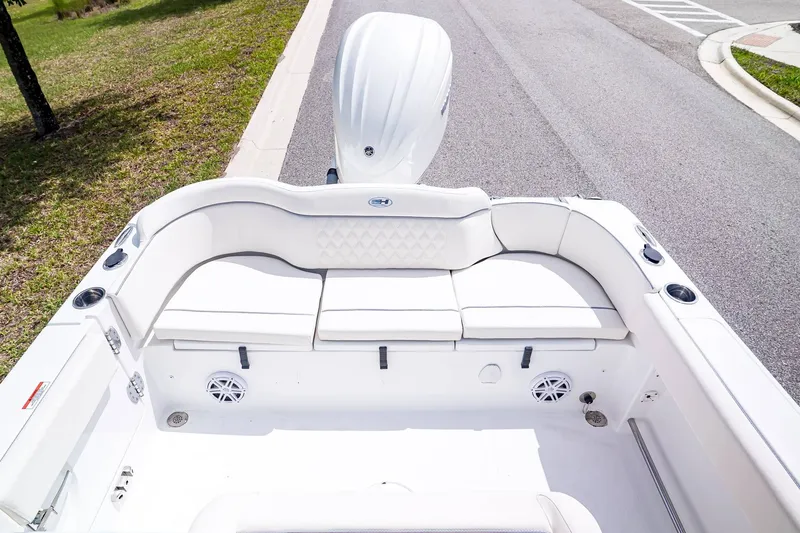 Slide: The Image of Interior view of Sea Hunt Ultra 245 SE boat, model year 2026. - 5