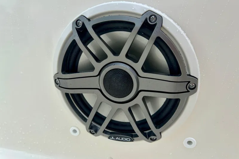 Slide: The Image of JL Audio speaker on Boston Whaler 250 Dauntless 2026. - 30