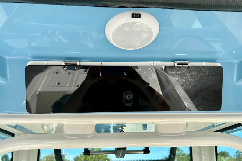 Slide: The Image of Interior view of the 2026 Boston Whaler 280 Dauntless boat. - 34