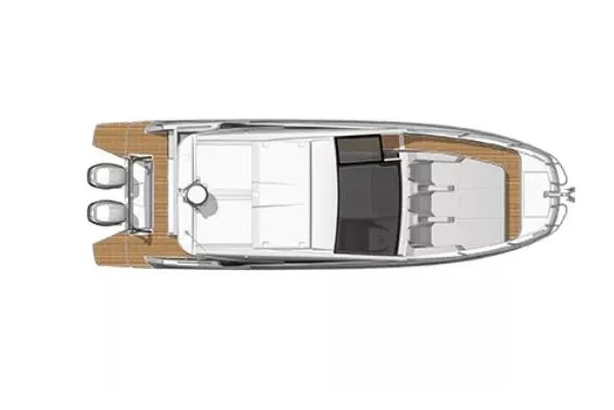 Slide: The Image of Manufacturer Provided Image: Top view of Beneteau Gran Turismo 32, 2025 model. - 25