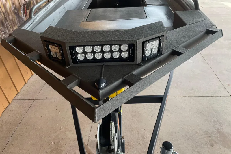 Slide: The Image of 2026 Reaper Boats 653 Timber Reaper with advanced LED lighting system on display. - 12