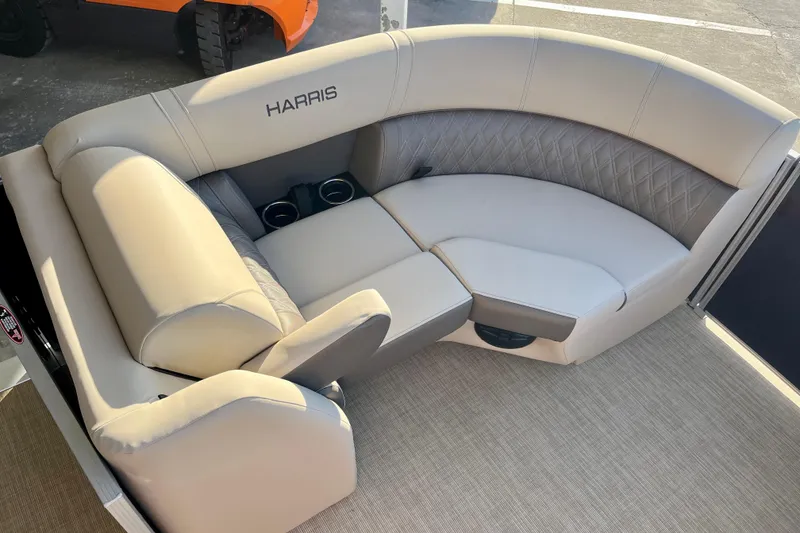Slide: The Image of Interior of Harris Cruiser 210 pontoon boat, 2026 model. - 6