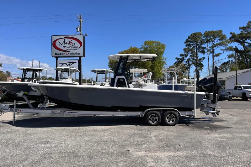 The Image of 2024 Tidewater 2700 Carolina Bay boat on trailer at Marker 17 Marine dealership. - 0