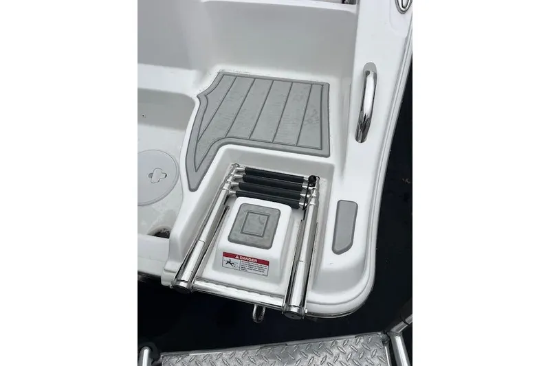 Slide: The Image of 2026 Sea Fox 288 Commander boat ladder and deck detail. - 3