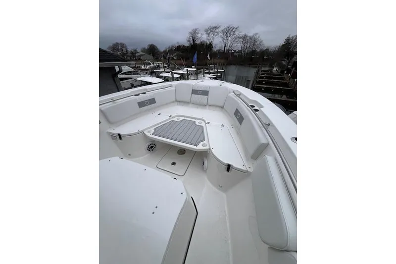 Slide: The Image of 2026 Sea Fox 288 Commander boat with spacious seating and sleek design. - 8