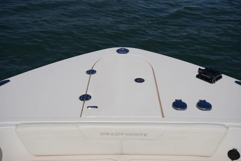 Slide: The Image of Bow of 2025 Grady-White 281 Coastal Explorer on water. - 43