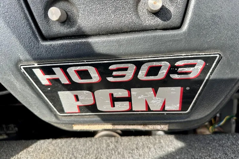 Slide: The Image of HO 303 PCM engine label on 2012 Tigé R20 boat. - 16