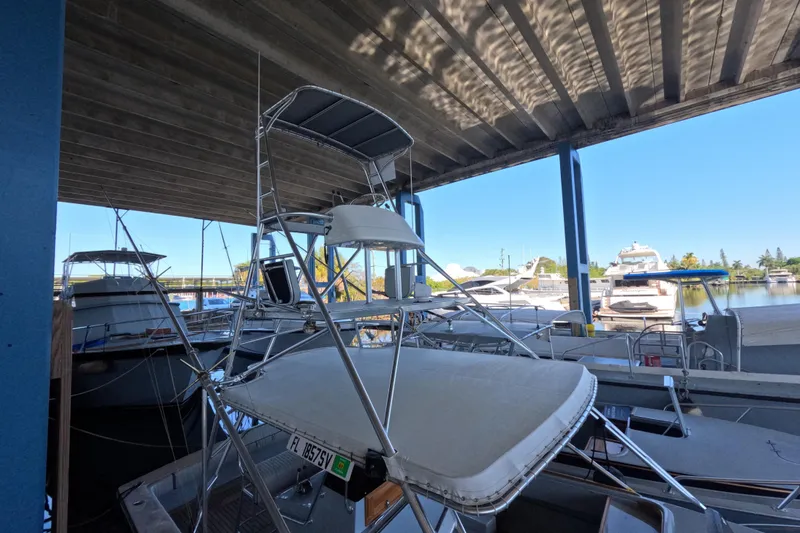 Slide: The Image of 2024 Strike 29 FT Center Console with Cuddy, featuring modern dashboard and controls. - 41